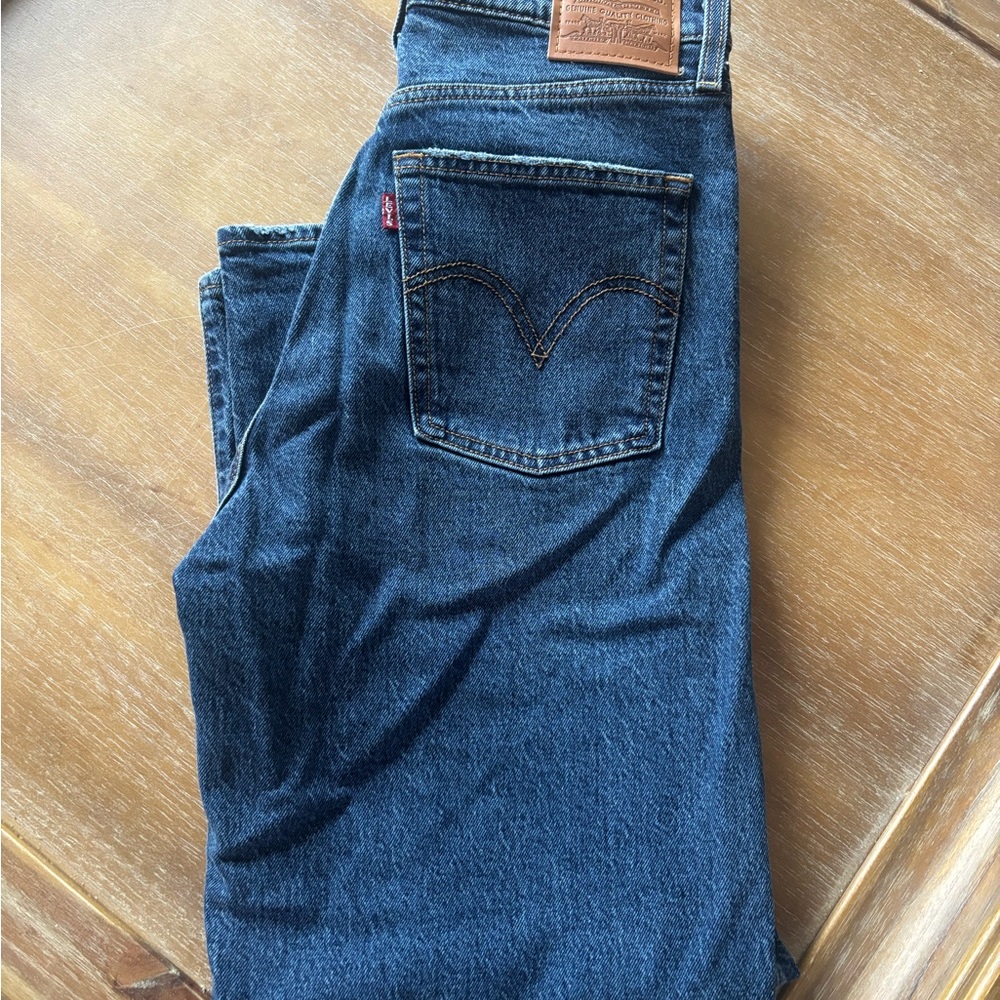 Levi's Women's Dark Blue Straight Jeans
